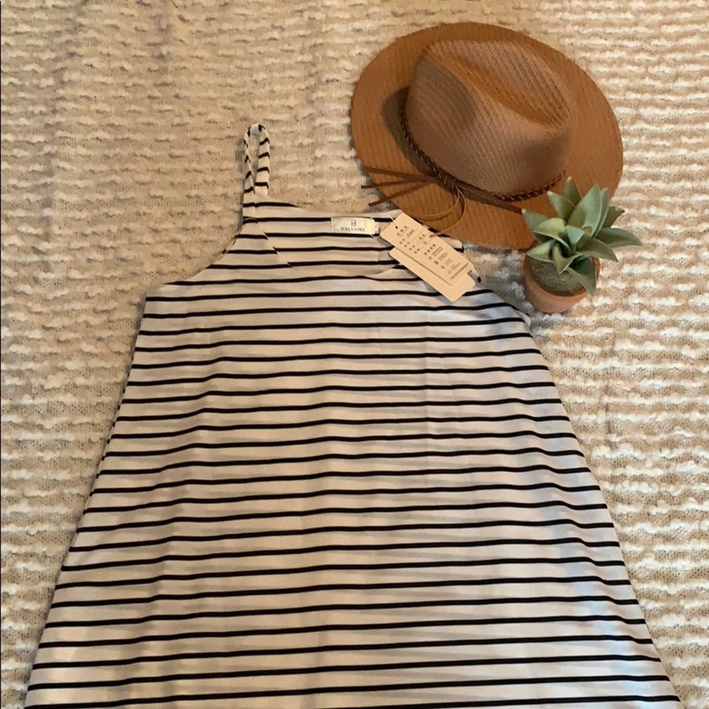 Tunic stripe top